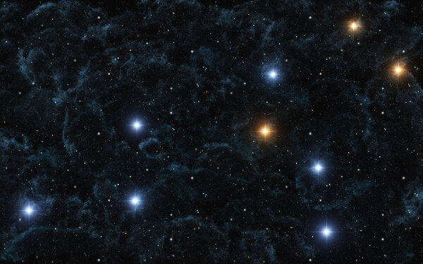  Фото Зодиака Знак Льва в темном небе
 