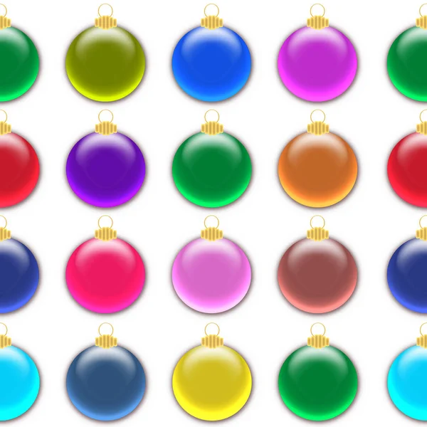 Christmas Balls Color Background — Stock Photo, Image