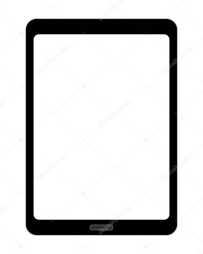 Tablet Computer isolated on white