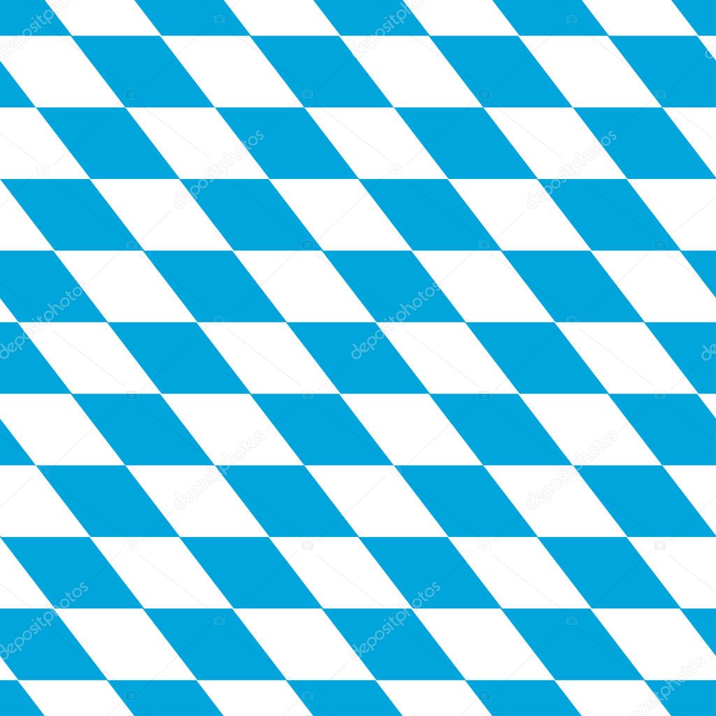 Seamless Pattern Bavarian White Blue Flag — Stock Photo © Chromorange