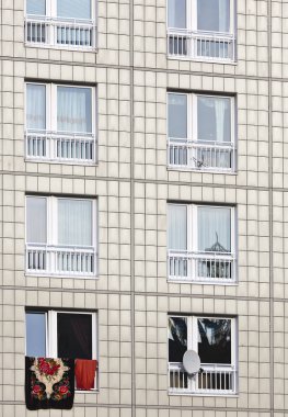 Berlin'de bir pencere Panel ön