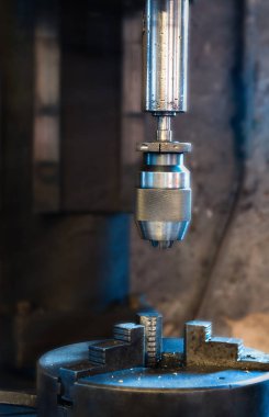 Sondaj makinesinin yakın çekim fotoğraf