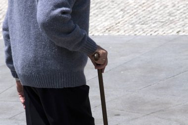 Kadın kıdemli yakın çekim yukarı