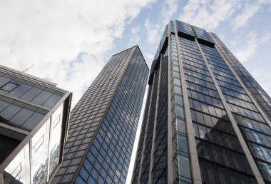Fotoğraf modern gökdelenin Berlin City, Almanya