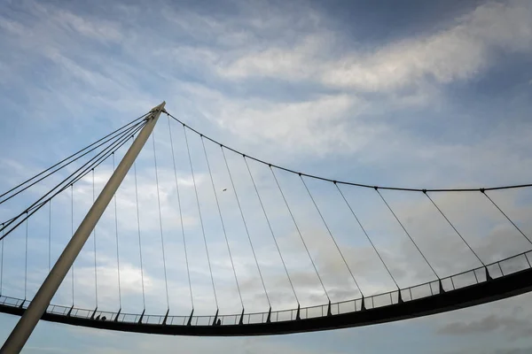 Pont Construction Jour Heure Coup Feu — Photo