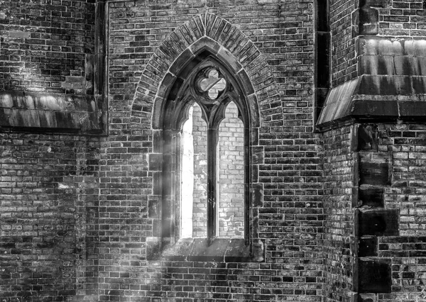 Kirchenfenster Aus Nächster Nähe Geschossen — Stockfoto