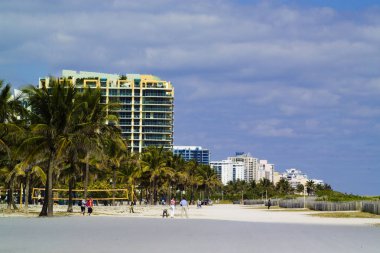 South Beach, Miami, Florida gündüz vurdu