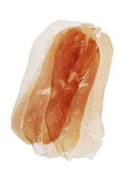 Parma Ham izole dilim