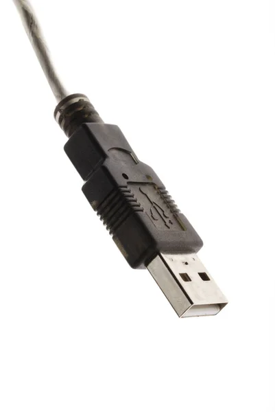 배경에 Usb 플러그 — 스톡 사진