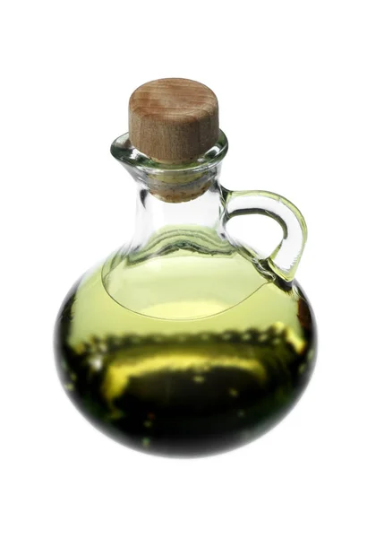 Aceite Oliva Ecológico Frasco Vidrio — Foto de Stock