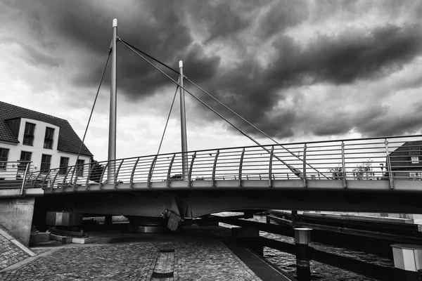 Pont Construction Jour Heure Coup Feu — Photo