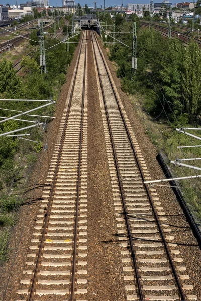 鉄道道路屋外のクローズ アップ写真 — ストック写真