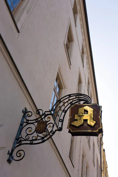 Symbol Apteka Bliska Strzał — Zdjęcie stockowe