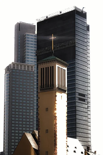 Φωτογραφία Του Σύγχρονου Ουρανοξύστη Στην Πόλη Βερολίνο Γερμανία — Φωτογραφία Αρχείου