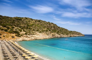 plaj sandalyeleri açık deniz fotoğraf