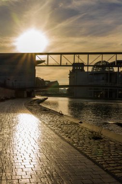 güzel Berlin city akşam ışığı adlı fotoğrafı