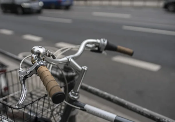 close-up photo of sporty bicycle details outdoor