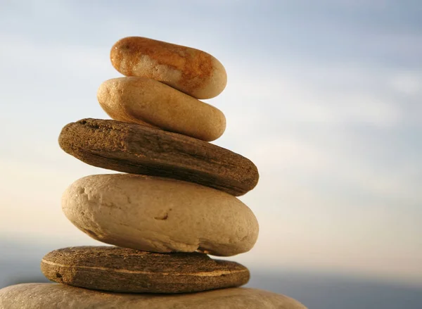 Balanced Rocks Close Tiro — Fotografia de Stock