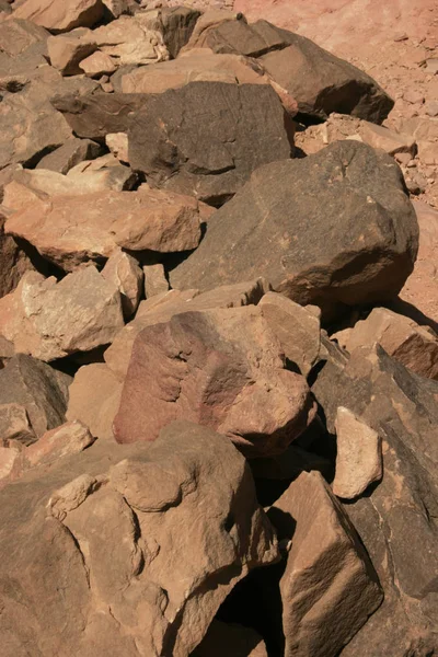 Piedras Rojas Desierto Del Sinaí Egipto — Foto de Stock