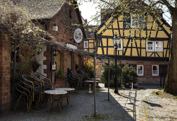 Close Foto Van Half Timbered Huis — Stockfoto