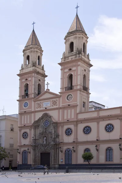 Fotoğraf Eski Kilise Şehirde Cadiz Spanya — Stok fotoğraf