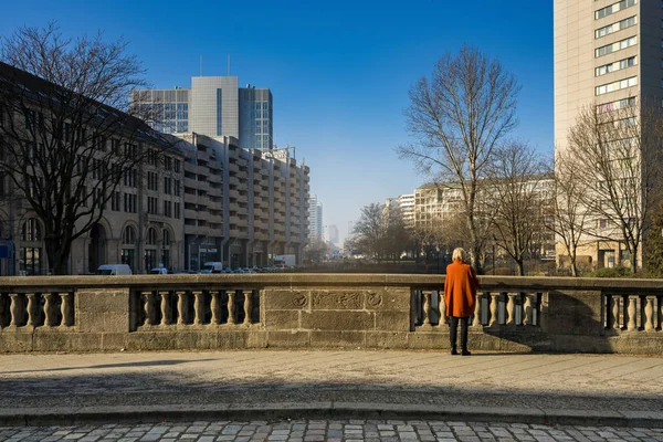 Foto Edifício Negócios Berlim Alemanha — Fotografia de Stock