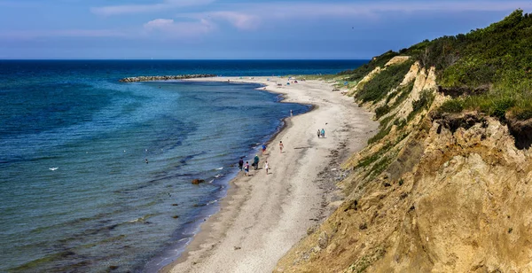 Paisagem Com Mar Azul Costa Norte Elba Toscana Itália Europa — Fotografia de Stock