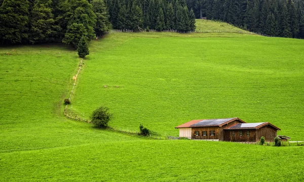 Bayrische Alm Day Time Shot — Stock Photo, Image