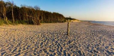 Plaj. Yaz gün zaman atış