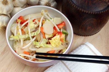 Taze salata yakın atış