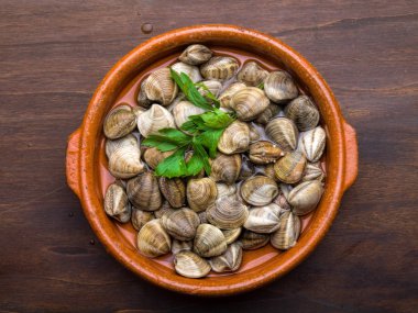 yakın çekim fotoğraf kase taze lezzetli midye