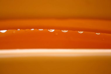 temiz yağmur damlaları penceresinde Close-Up