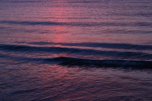 Spiaggia Mare Giorno Colpo Tempo — Foto Stock