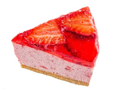 Delious ev yapımı Çilekli pasta bir parça