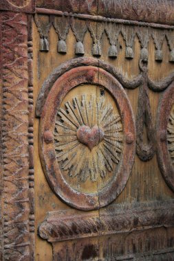 Yakın çekim bina kapı