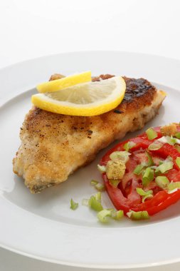 Organik limon ve sağlıklı sebze sazan