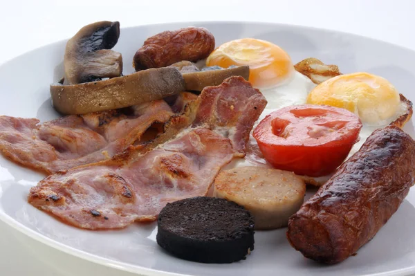 Aditional Irish Breakfast Auf Einem Teller — Stock fotografie