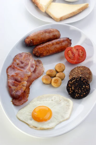 Close Photo Homemade Delicious Sausages — Stock Photo, Image