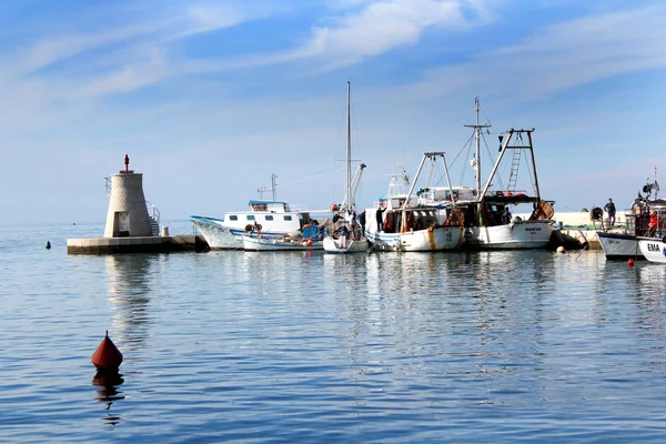 Foto Barcos Mar Croacia — Foto de Stock