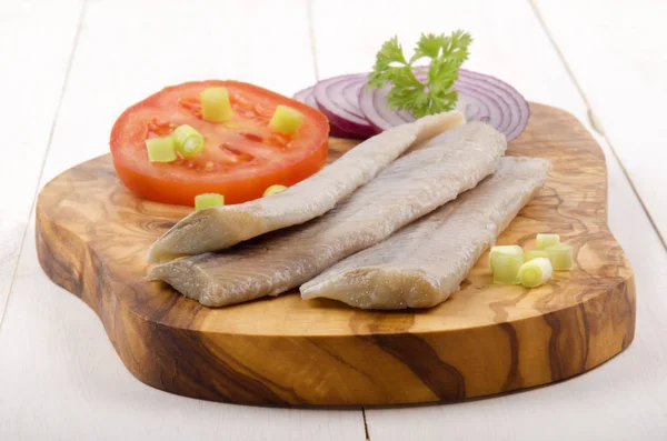 Close Saboroso Almoço Caseiro Húngaro Com Cebola Fresca Peixe — Fotografia de Stock