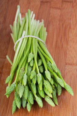 Tasty asparagus in healthy food clipart
