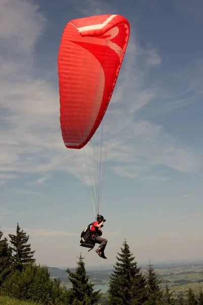 Parapendio Giorno Colpo Tempo — Foto Stock