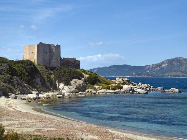 Befestigung Fortezza Vecchia Villasimius Capo Carbonara Südosten Sardiniens Italien Europa — Stockfoto