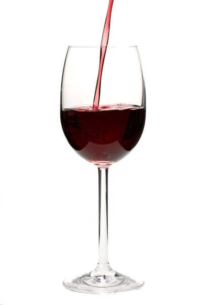 Wirydarz Góry Fotografia Czerwone Wino Leje Wina Szkła — Zdjęcie stockowe