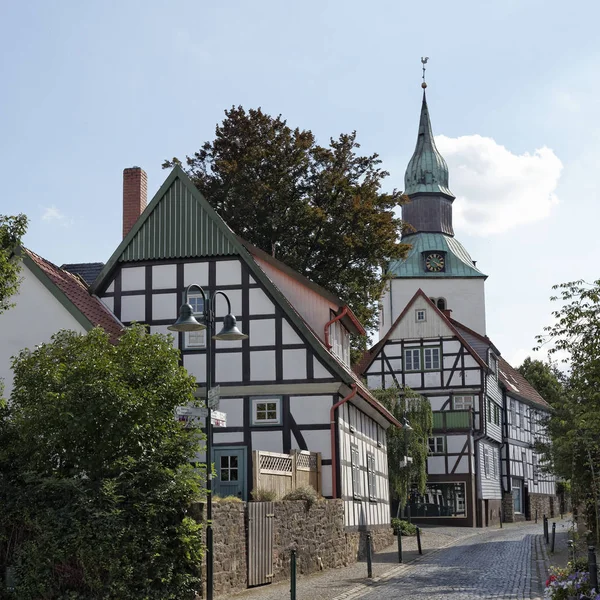 Schledehausen Rooms Katholieke Laurentius Kerk Van 1897 Osnabruecker Land Lagere — Stockfoto