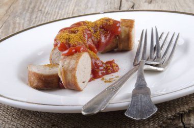 ızgara dana eti metal çatal parçası Close-Up