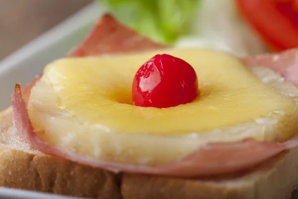 Close Breakfast Toast Hawaii — Stock Photo, Image