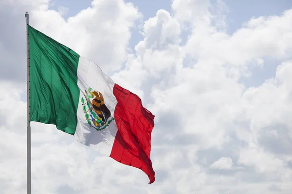 Bandera Mexicana Tiro Cerca — Foto de Stock