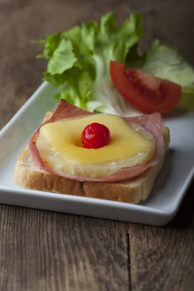 Close Breakfast Toast Hawaii — Stock Photo, Image