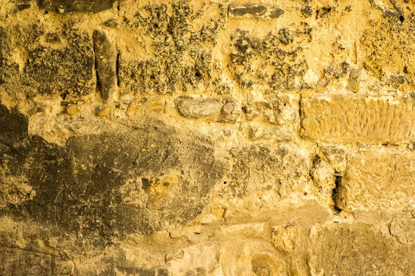 Velho Medieval Wall Close Shot — Fotografia de Stock